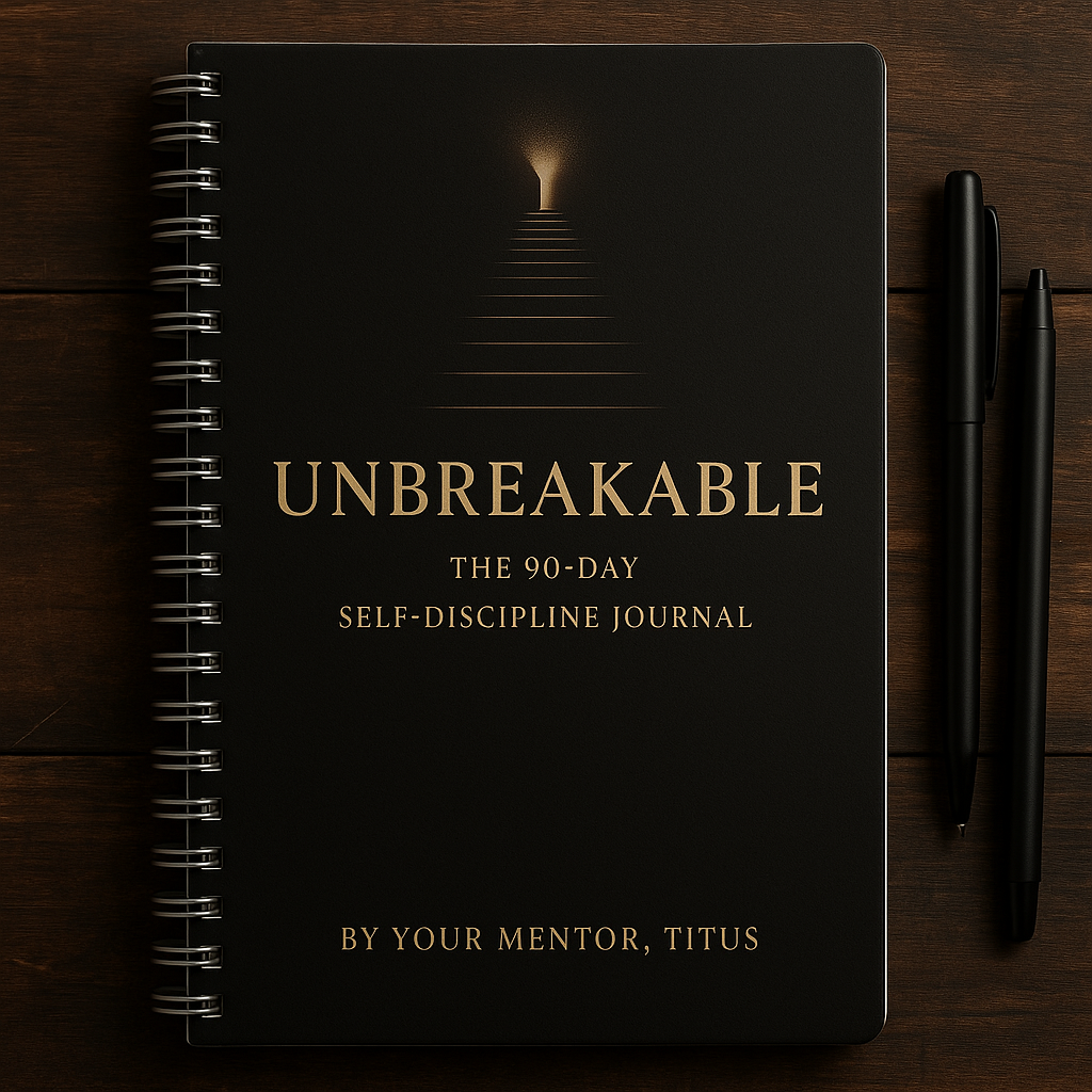 Unbreakable: 90-Day Discipline Journal