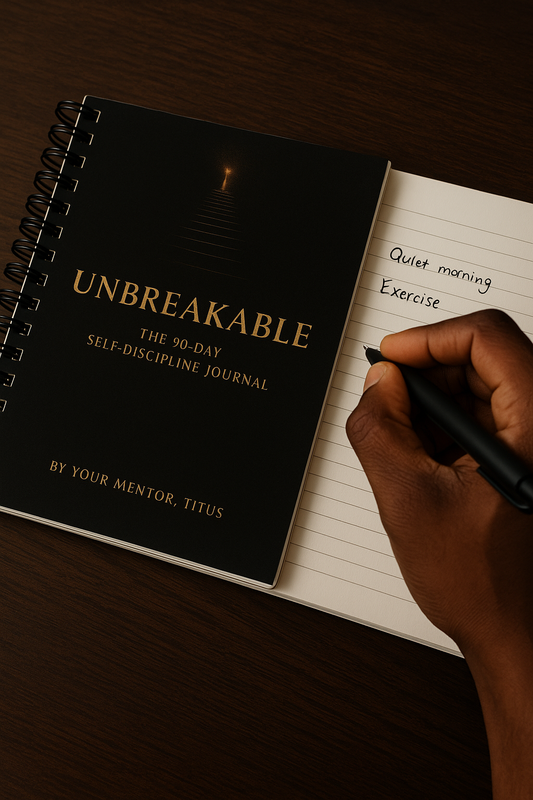 Unbreakable: 90-Day Discipline Journal